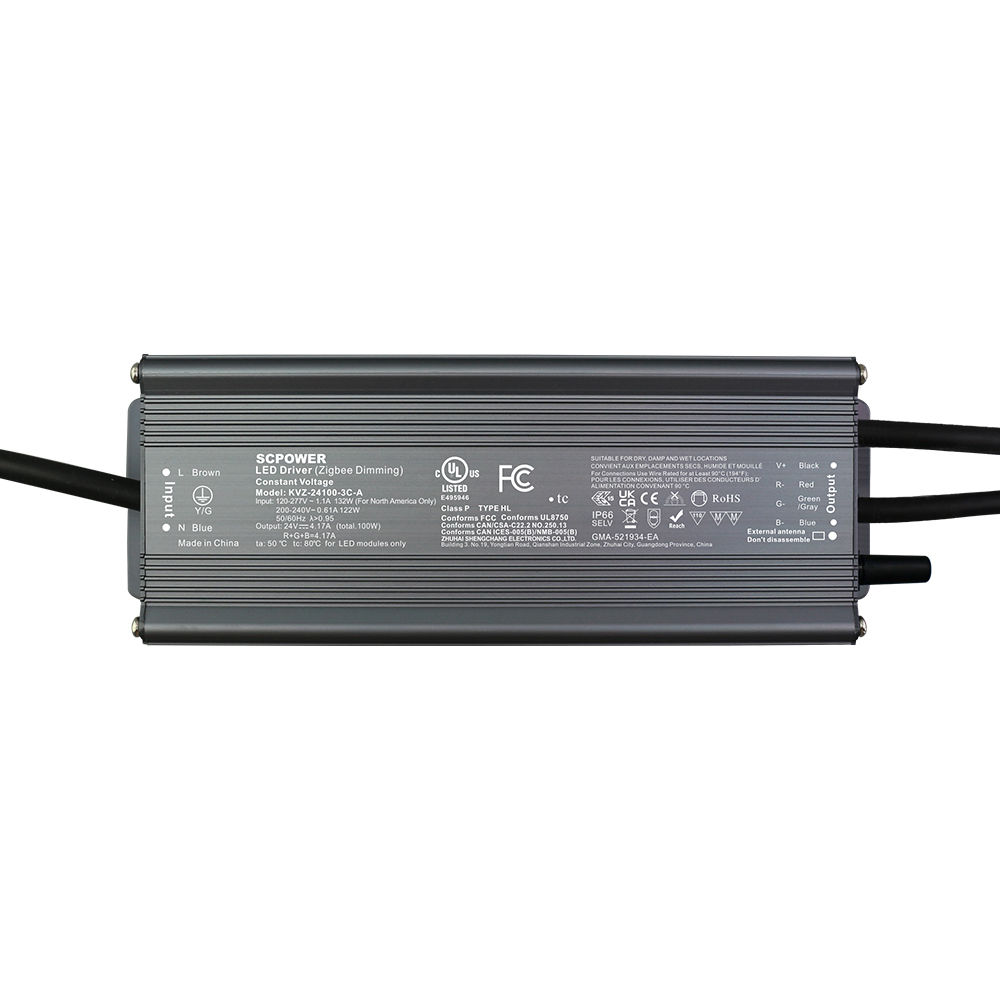 96 واط 100 واط 120 واط CV RGB CW زيجبي تويا تطبيقات الحياة الذكية الجهد المستمر امدادات الطاقة 100-277 فولت 100 فولت 110 فولت 120 فولت 220 فولت 230 فولت 240 فولت