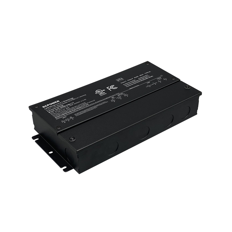 288W 300W 0-10V RGB AC 200V 347V to 12V 24V 36V 48V DC Constant Voltage Programmable LED Drivers Waterproof