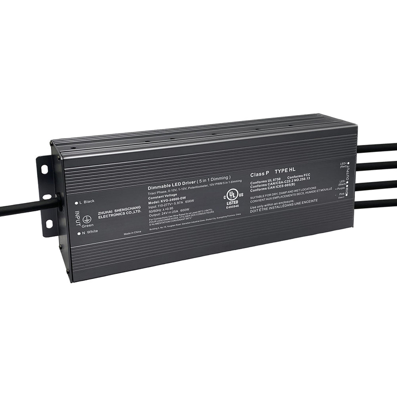 500W 600W Triac 0-10V Dimmable LED Driver CV 100volt 110volt 120volt 277volt