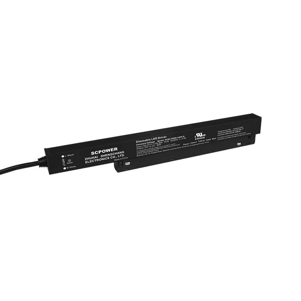 96W 100W 150W 200W CV Non-Dimming Recessed Magnetic Switch Power Supply Input 120-277V AC to DC Driver for Led Light