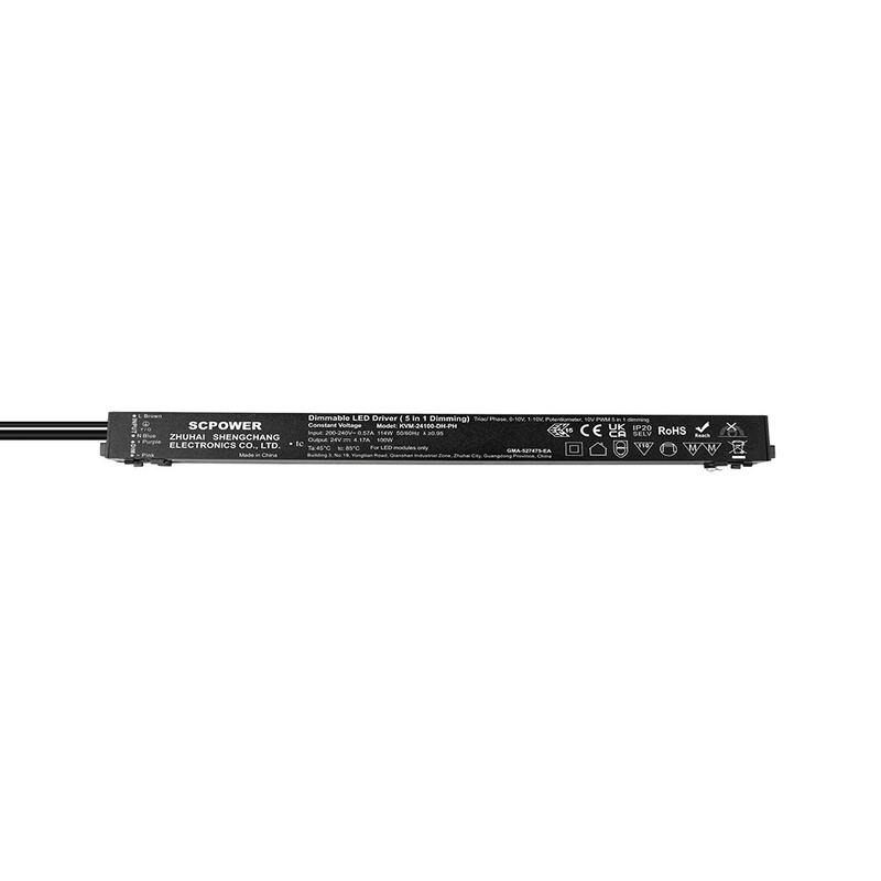 100 150 200 Watt CV Triac Phase MLV ELV 0-10v PWM 4 in 1 Ultrathin Magnetic Dimmable Led Driver 200-240V AC