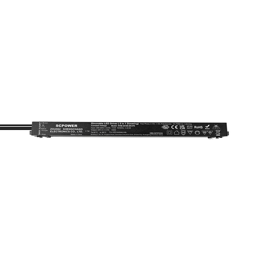 100 150 200 Watt CV Triac Phase MLV ELV 0-10v PWM 4 in 1 Ultrathin Magnetic Dimmable Led Driver 200-240V AC