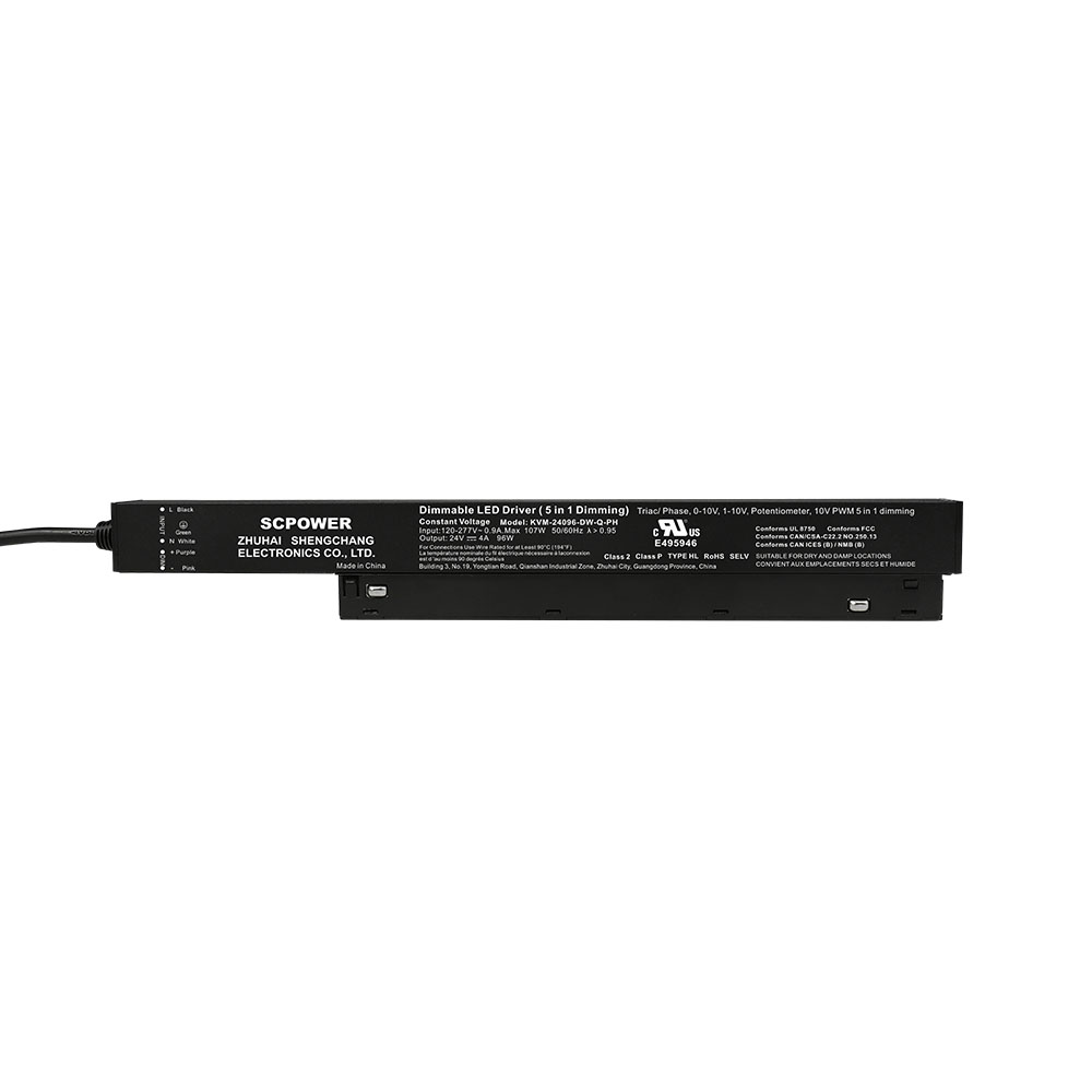 96W 100W 150W 200W CV Triac 0-10V Recessed Magnetic Dimmable Led Driver with 2A–8.33A Output