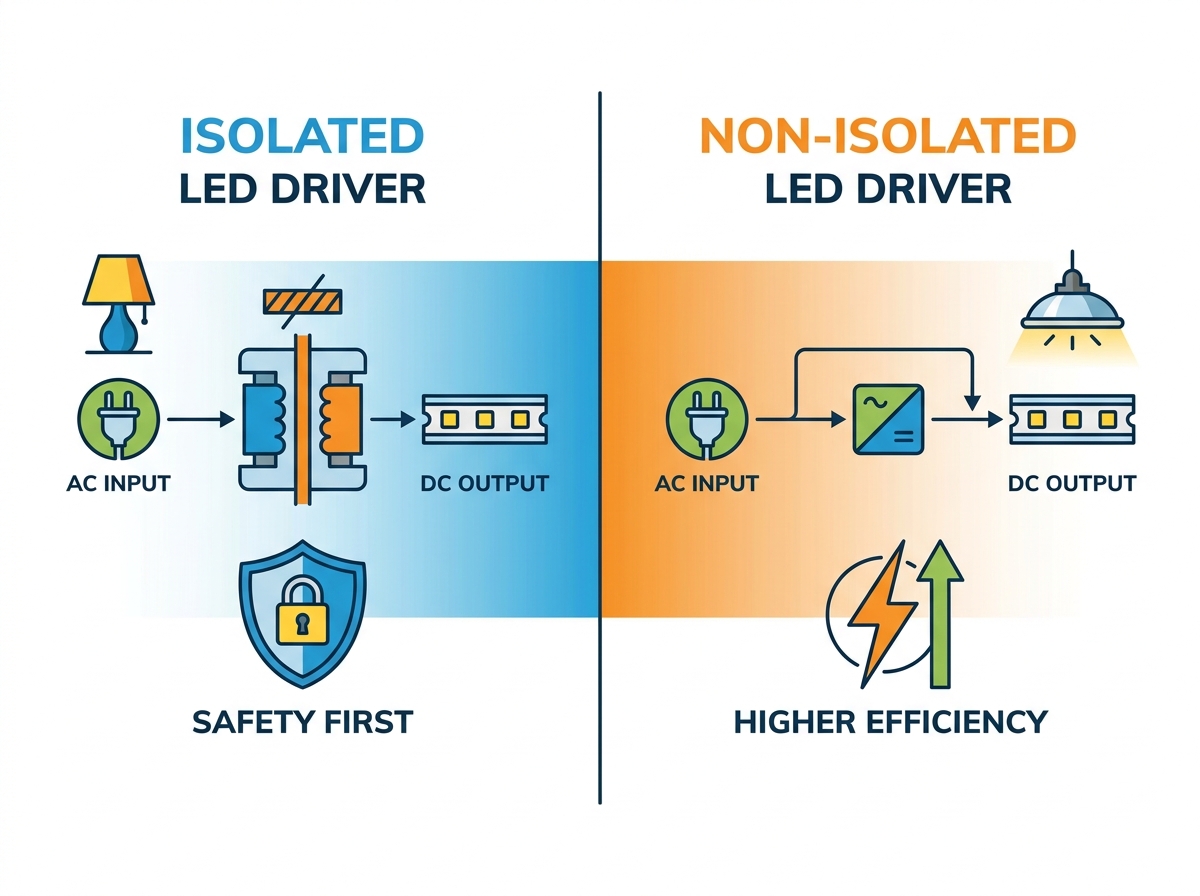 Isolated vs Non-Isolated LED Driver Comparison