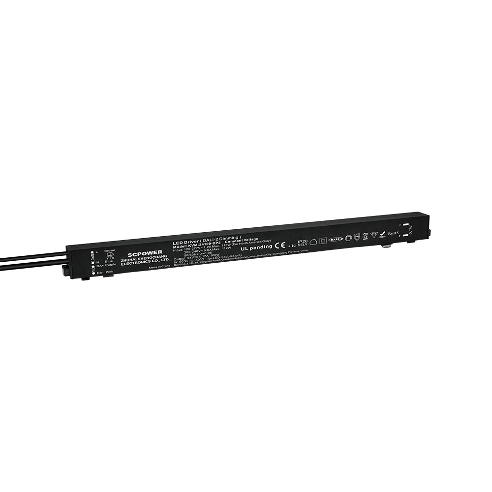 DP2 96W 100W 150W 200W CV 47-63Hz DALI-2 Driver LED dimmerabile magnetico ultrasottile con illuminazione a LED dimmerabile 0,1-100%