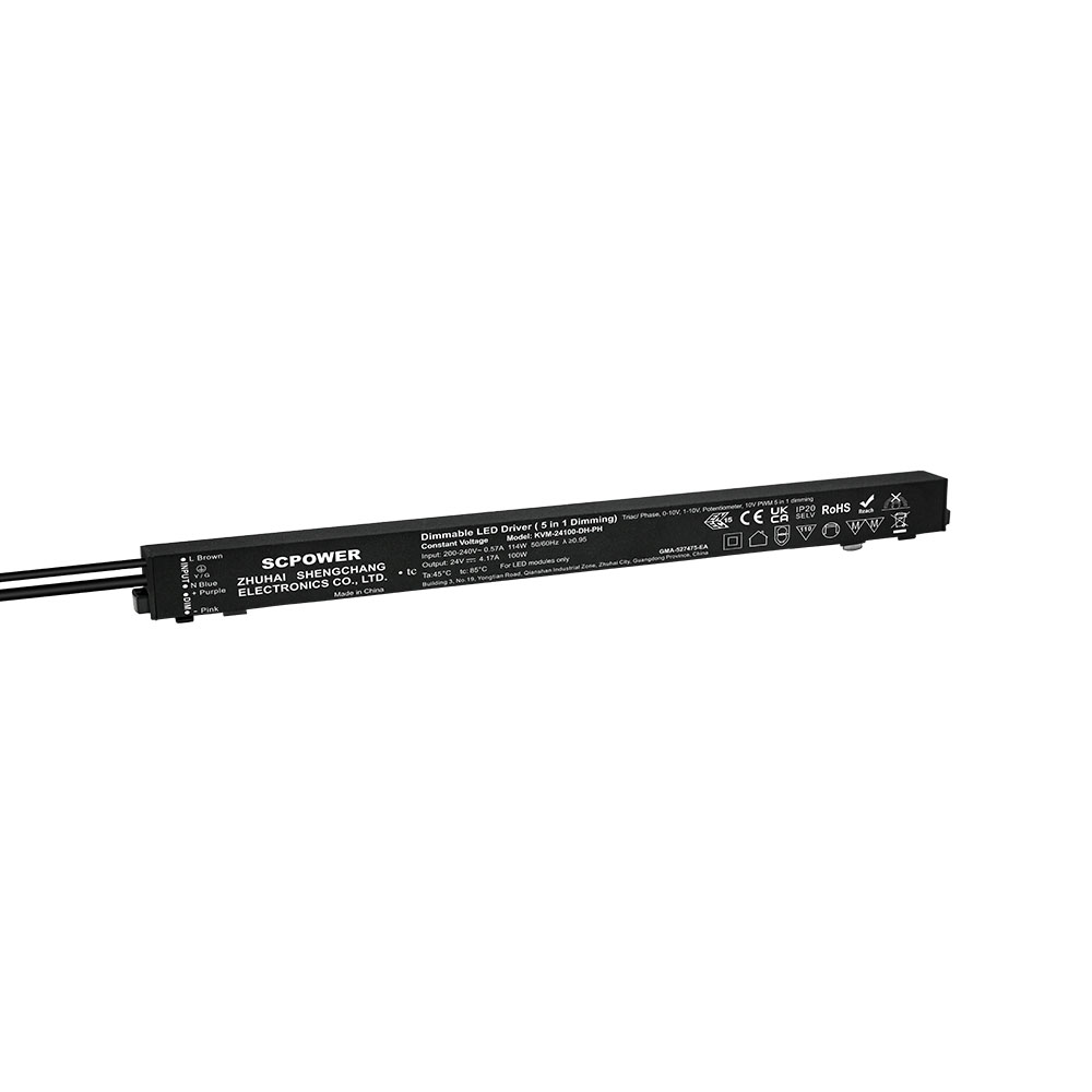 100 150 200 Watt CV Triac Phase MLV ELV 0-10v PWM 4 in 1 Ultrathin Magnetic Dimmable Led Driver 200-240V AC