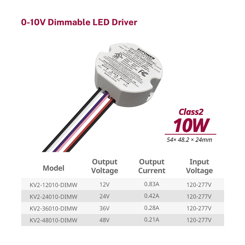 10W 15W 20W 25W 30W 40W 0-10V 4 in 1 Dimmable LED Driver Circular Constant Voltage LED Light Driver in Vietnam