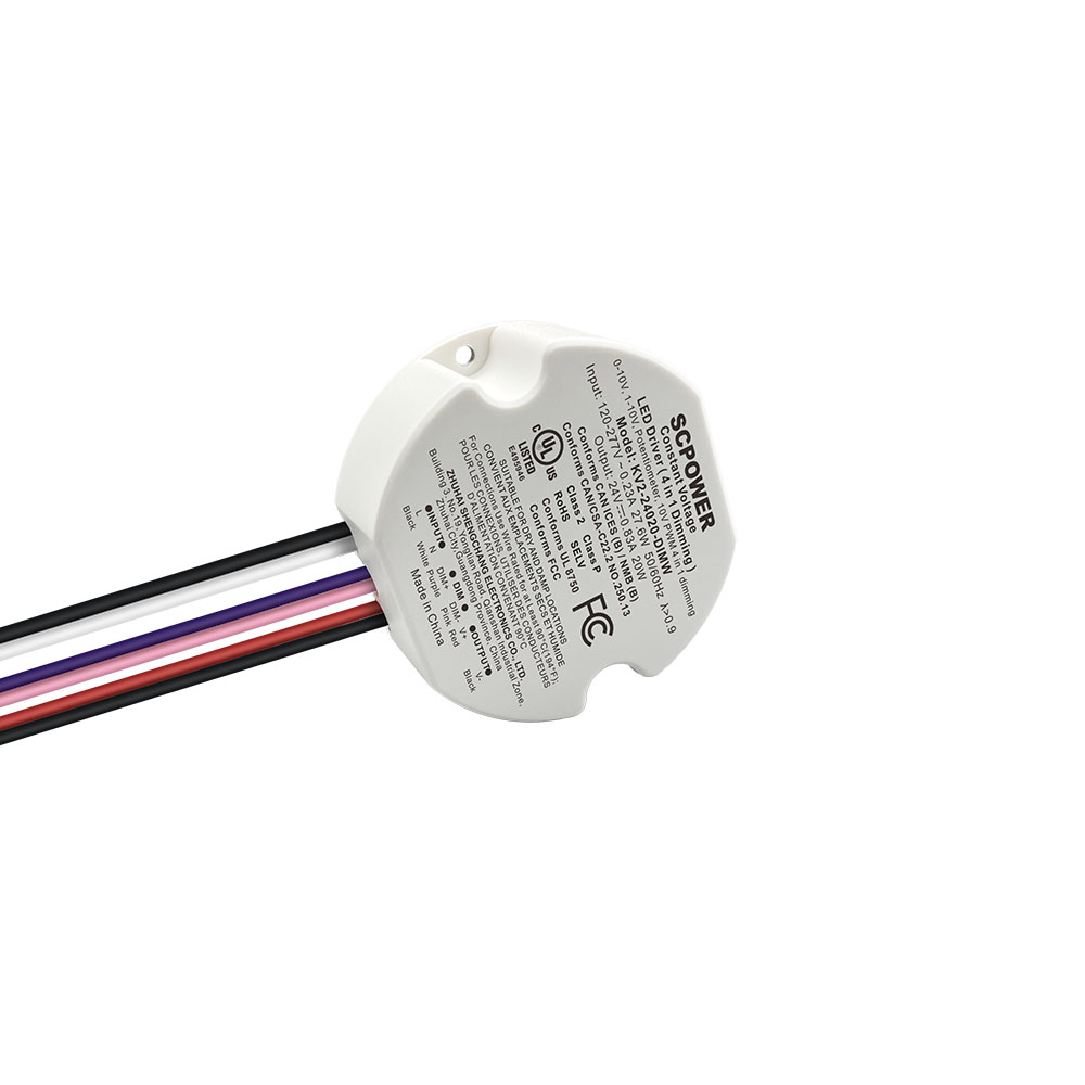 10W 15W 20W 25W 30W 40W 0-10V 4 in 1 Dimmable LED Driver Circular Constant Voltage LED Light Driver in Vietnam