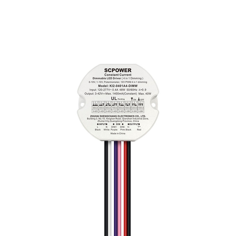 10W 15W 20W 30W 40W 50W 1CH 0-10V 4 w 1 ściemnialny sterownik LED okrągły kształt mały sterownik do reflektor&oacute;w