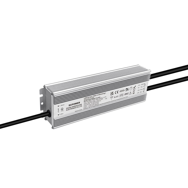 100W 150W 200W 240W 320W 400W 500W 600W 720W 800W 1200W DALI-2 D4i Non Isolated LED Driver 220-480VAC
