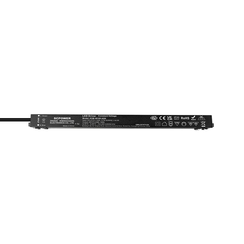100 150 200 Watt CV Non-Dimming Ultrathin Magnetic Switch Power Supply Led Driver for LED Strips Tracks UL/cUL Certified