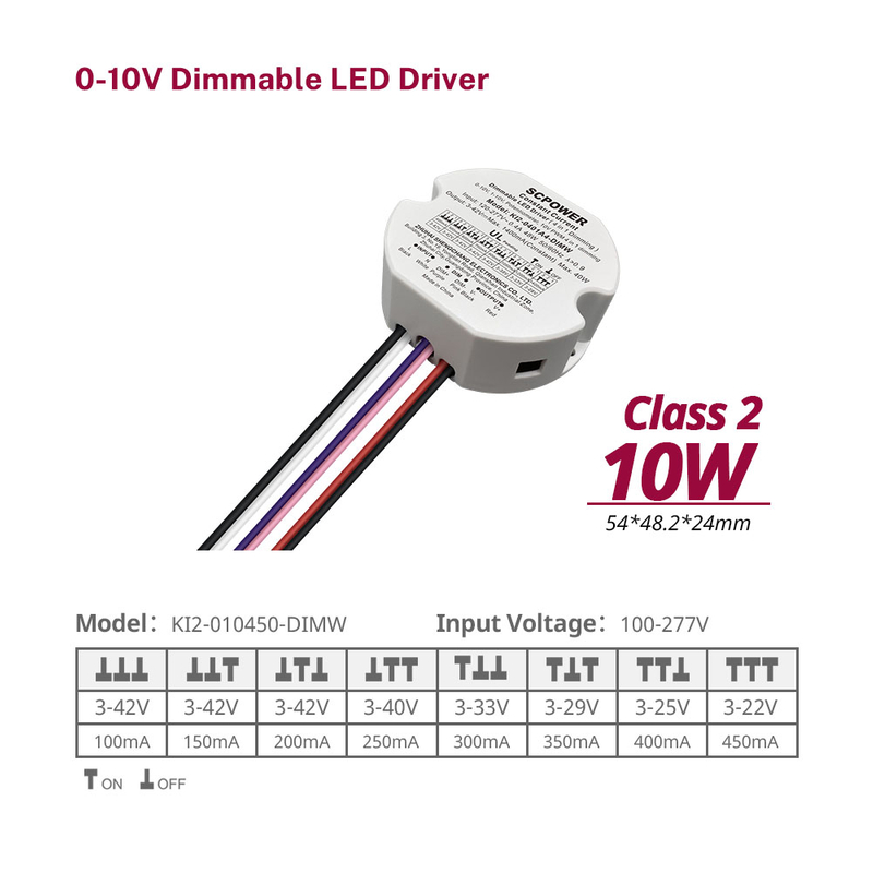 10W 15W 20W 30W 40W 50W 1CH 0-10V 4 w 1 ściemnialny sterownik LED okrągły kształt mały sterownik do reflektor&oacute;w