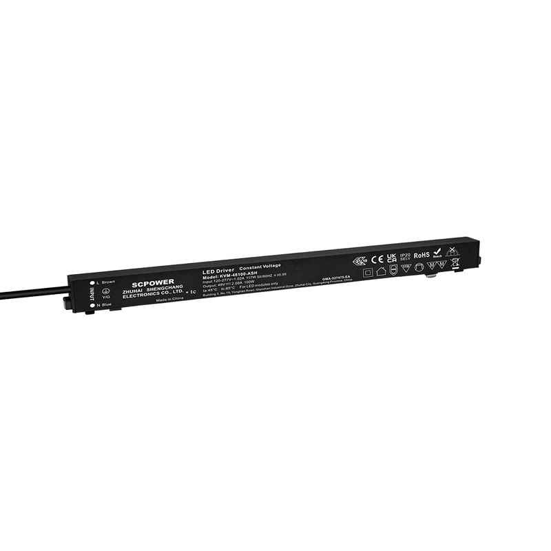100 150 200 Watt CV Non-Dimming Ultrathin Magnetic Switch Power Supply Led Driver for LED Strips Tracks UL/cUL Certified