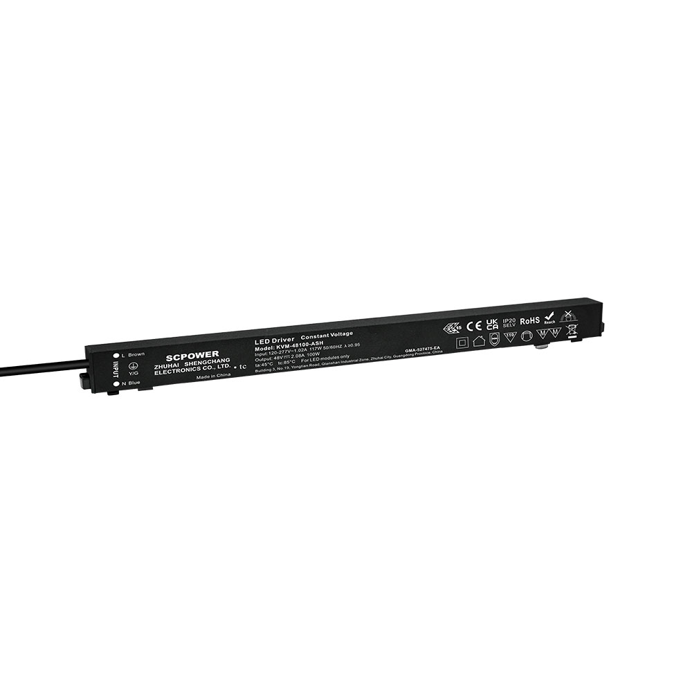 100 150 200 Watt CV Non-Dimming Ultrathin Magnetic Switch Power Supply Led Driver for LED Strips Tracks UL/cUL Certified